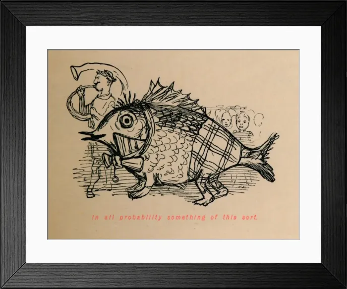 Framed Print : In all probabilty something of this sort, 1852. Artist: John Leech Framed Print : In all probabilty something of this sort, 1852. Artist: John Leech
