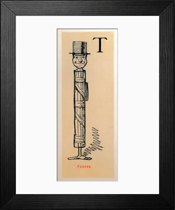 Framed Print : Fasces, 1852. Artist: John Leech Framed Print : Fasces, 1852. Artist: John Leech