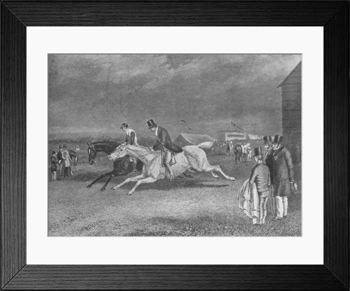 Framed Print : The Canter Up, 19th century, (1911) Framed Print : The Canter Up, 19th century, (1911)