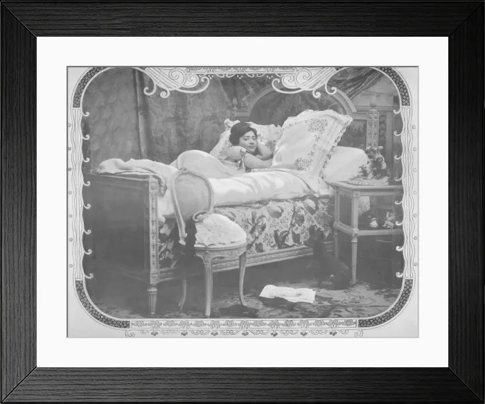 Framed Print : L Indecision, 1900 Framed Print : L Indecision, 1900