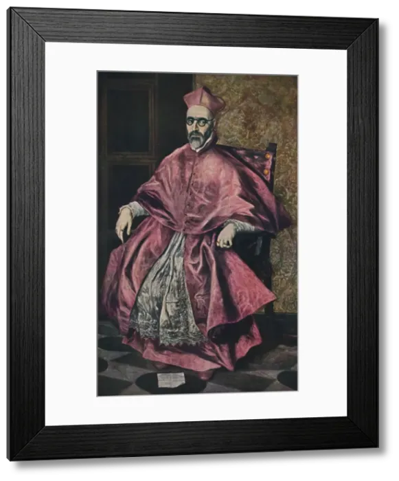 Framed Print : Don Fernando Nino De Guevara, (Portrait of Cardinal Nino de Guevara), 1598, (1938). Artist: El Greco Framed Print : Don Fernando Nino De Guevara, (Portrait of Cardinal Nino de Guevara), 1598, (1938). Artist: El Greco