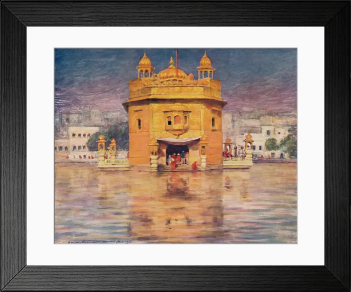 Framed Print : The Golden Temple, 1903. Artist: Mortimer L Menpes Framed Print : The Golden Temple, 1903. Artist: Mortimer L Menpes