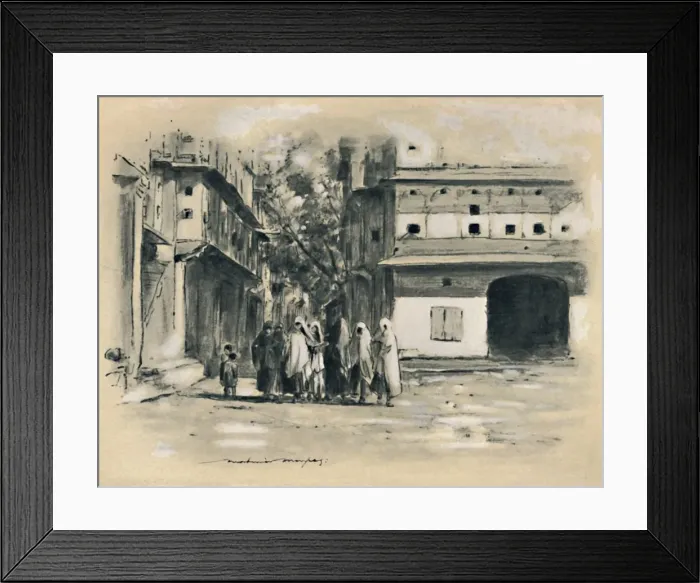 Framed Print : Moslem Woman, 1903. Artist: Mortimer L Menpes Framed Print : Moslem Woman, 1903. Artist: Mortimer L Menpes