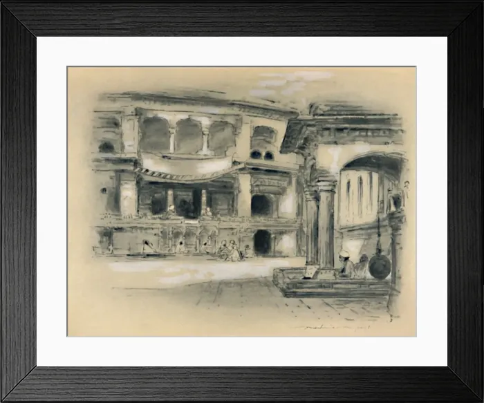 Framed Print : Town of Amritsar, 1903. Artist: Mortimer L Menpes Framed Print : Town of Amritsar, 1903. Artist: Mortimer L Menpes