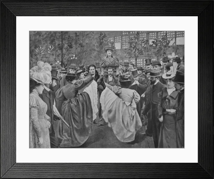 Framed Print : Dans Le Jardin Du Moulin-Rouge, 1900 Framed Print : Dans Le Jardin Du Moulin-Rouge, 1900