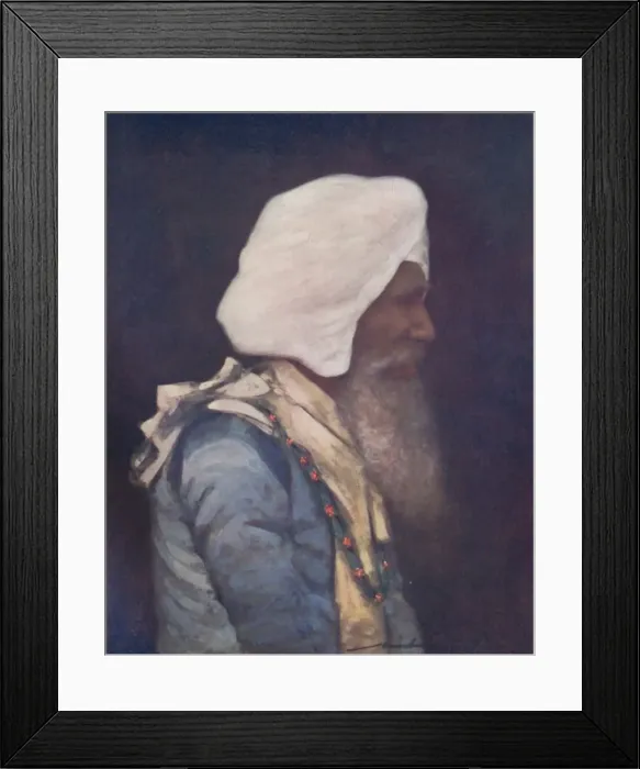 Framed Print : The Maharaja of Nabha, 1903. Artist: Mortimer L Menpes Framed Print : The Maharaja of Nabha, 1903. Artist: Mortimer L Menpes