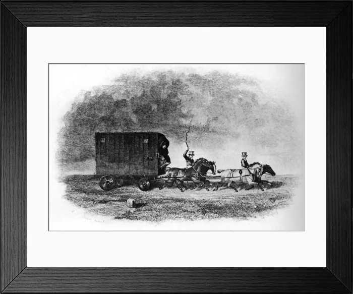 Framed Print : The Caravan, 19th century, (1911) Framed Print : The Caravan, 19th century, (1911)