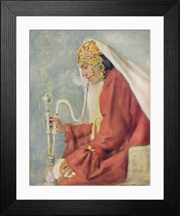 Framed Print : A Singing Girl, 1903. Artist: Mortimer L Menpes Framed Print : A Singing Girl, 1903. Artist: Mortimer L Menpes