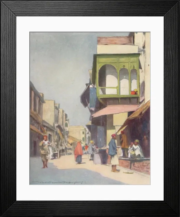 Framed Print : A Narrow Thoroughfare, 1905. Artist: Mortimer Luddington Menpes Framed Print : A Narrow Thoroughfare, 1905. Artist: Mortimer Luddington Menpes