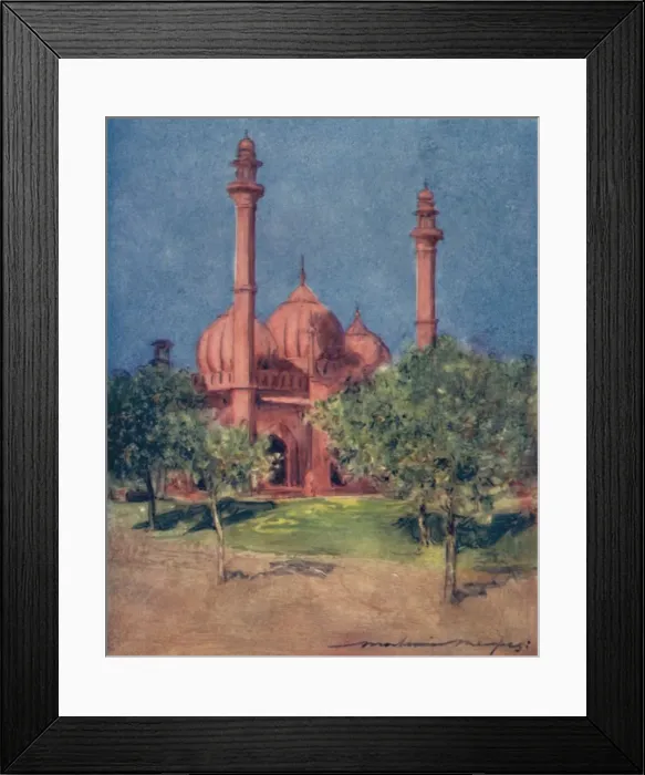 Framed Print : Naul Masa Mosque, 1905. Artist: Mortimer Luddington Menpes Framed Print : Naul Masa Mosque, 1905. Artist: Mortimer Luddington Menpes