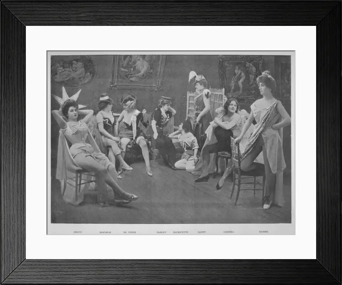 Framed Print : Le Foyer Des Artistes, 1900 Framed Print : Le Foyer Des Artistes, 1900