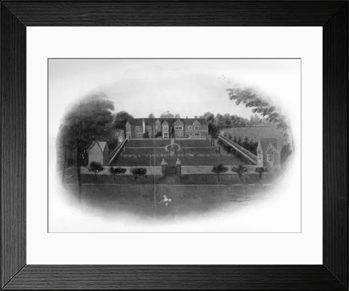 Framed Print : Red House, Near York, In The Time of Charles I, 1911 Framed Print : Red House, Near York, In The Time of Charles I, 1911