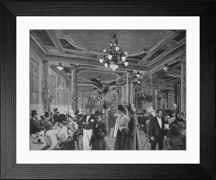 Framed Print : La Grande Salle Du Cafe Americain, 1900 Framed Print : La Grande Salle Du Cafe Americain, 1900