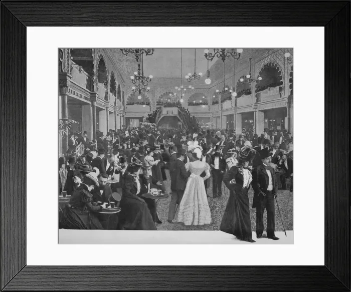 Framed Print : Le Hall Des Folies-Bergere, 1900 Framed Print : Le Hall Des Folies-Bergere, 1900