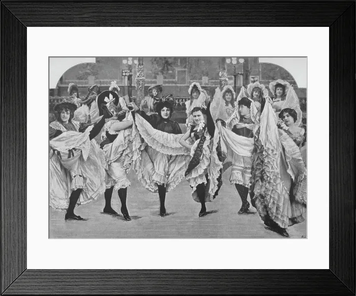 Framed Print : Le Jardin De Paris - Ou Les Plaisirs De L Ete, 1900 Framed Print : Le Jardin De Paris - Ou Les Plaisirs De L Ete, 1900