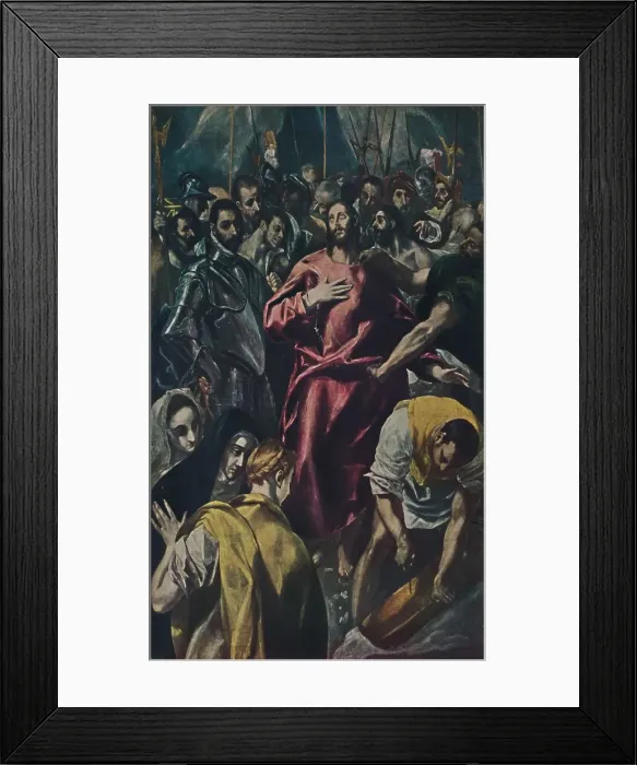 Framed Print : Espolio (Entkleidung Christi. ), (Disrobing of Christ), c1577-1579, (1938). Artist: El Greco Framed Print : Espolio (Entkleidung Christi. ), (Disrobing of Christ), c1577-1579, (1938). Artist: El Greco