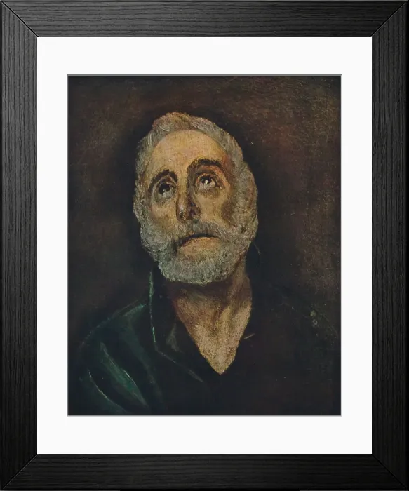 Framed Print : Heiliger Petrus, (Saint Peter), c1590-1600, (1938). Artist: El Greco Framed Print : Heiliger Petrus, (Saint Peter), c1590-1600, (1938). Artist: El Greco