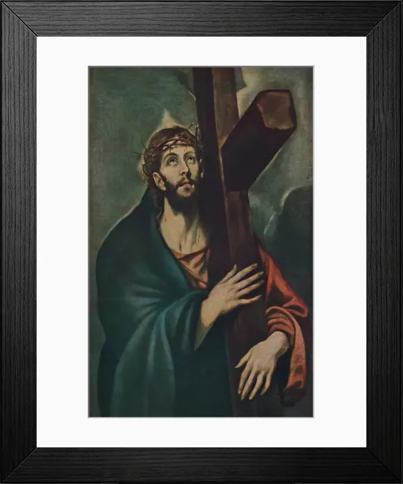 Framed Print : Kreuztragender Christus, (Christ Carrying the Cross), c1577-1587, (1938). Artist: El Greco Framed Print : Kreuztragender Christus, (Christ Carrying the Cross), c1577-1587, (1938). Artist: El Greco