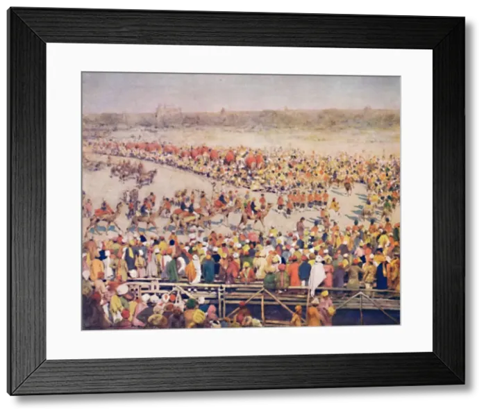 Framed Print : State Entry, 1903. Artist: Mortimer L Menpes Framed Print : State Entry, 1903. Artist: Mortimer L Menpes