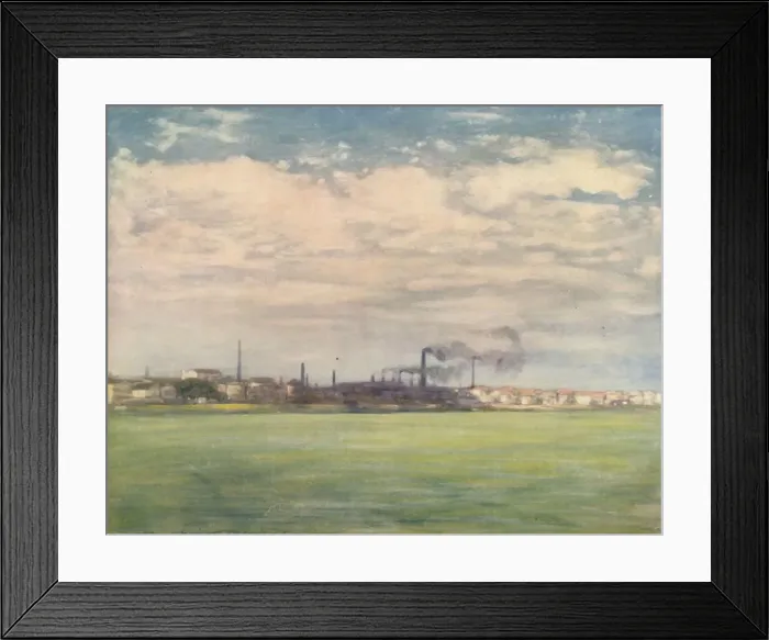 Framed Print : On The Seine, 1903. Artist: Mortimer L Menpes Framed Print : On The Seine, 1903. Artist: Mortimer L Menpes