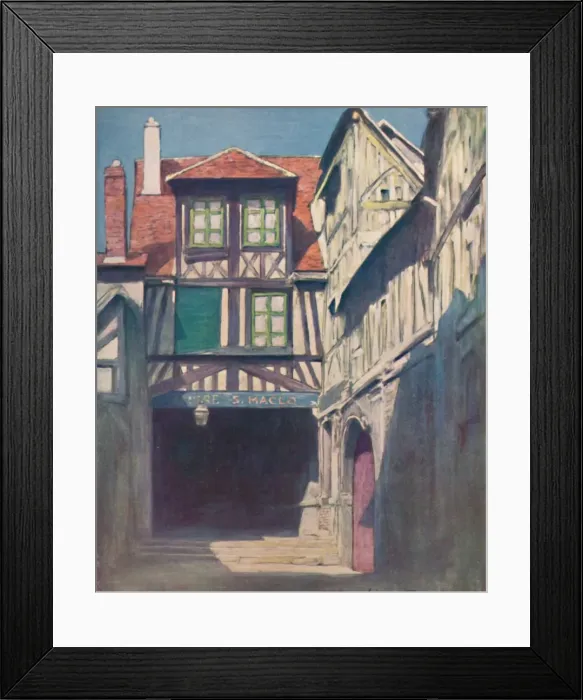 Framed Print : Rouen, 1903. Artist: Mortimer L Menpes Framed Print : Rouen, 1903. Artist: Mortimer L Menpes