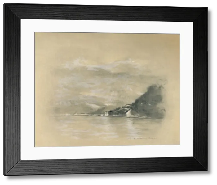 Framed Print : Lake of Lucerne, 1903. Artist: Mortimer L Menpes Framed Print : Lake of Lucerne, 1903. Artist: Mortimer L Menpes