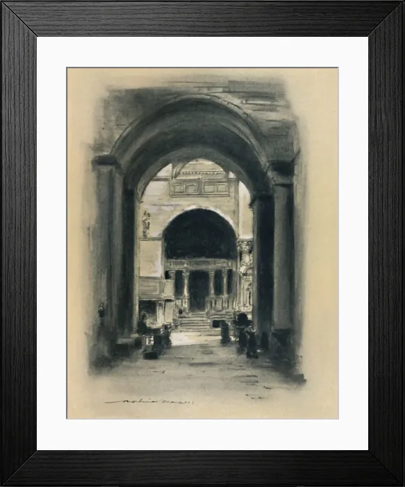 Framed Print : Inside St. Marks, Venice, 1903. Artist: Mortimer L Menpes Framed Print : Inside St. Marks, Venice, 1903. Artist: Mortimer L Menpes