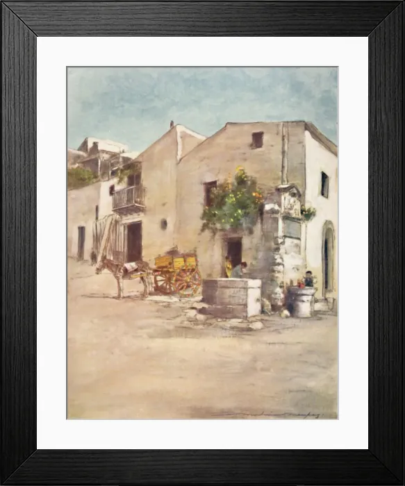 Framed Print : Palermo, 1903. Artist: Mortimer L Menpes