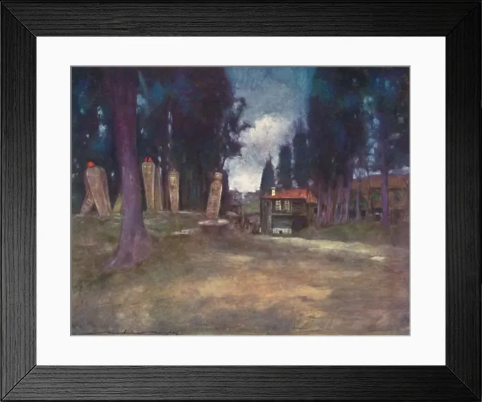 Framed Print : Scutar, 1903. Artist: Mortimer L Menpes Framed Print : Scutar, 1903. Artist: Mortimer L Menpes