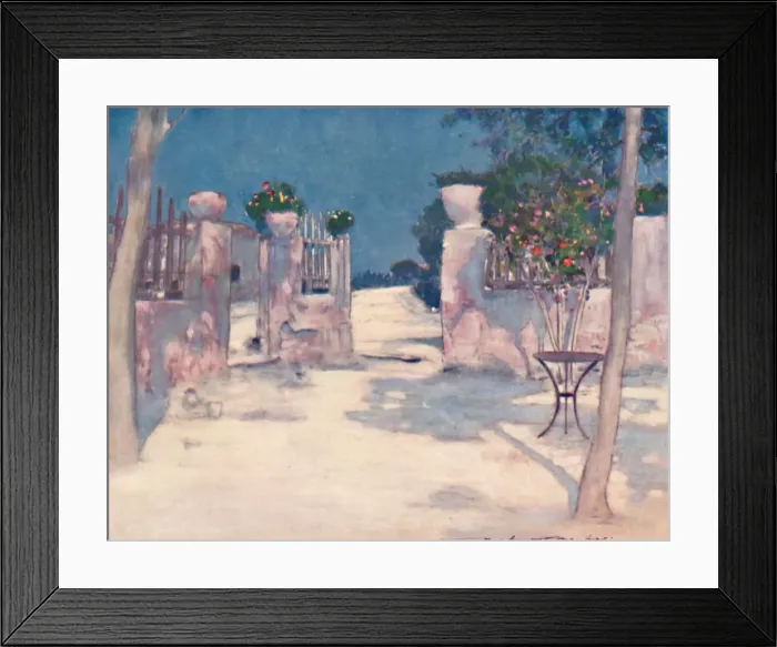 Framed Print : A Garden, Athens, 1903. Artist: Mortimer L Menpes Framed Print : A Garden, Athens, 1903. Artist: Mortimer L Menpes