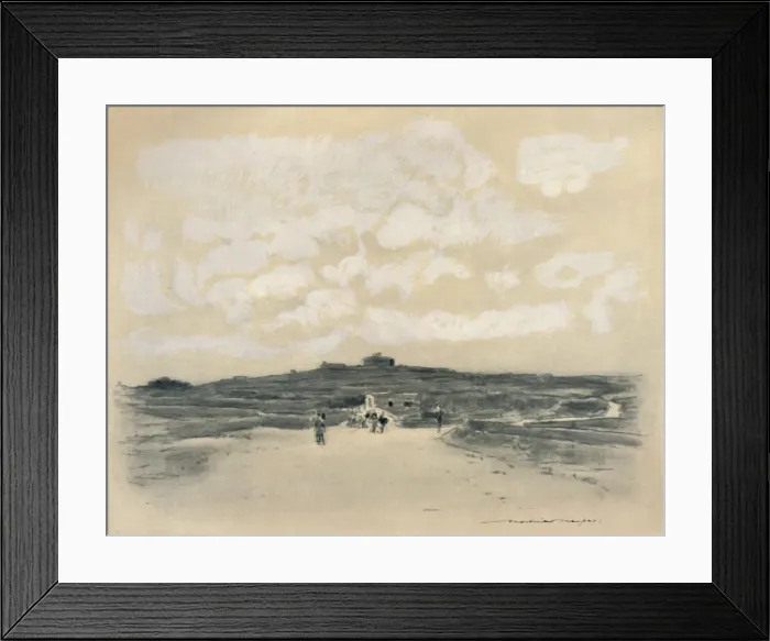 Framed Print : On the Road to Bethlehem, 1903. Artist: Mortimer L Menpes Framed Print : On the Road to Bethlehem, 1903. Artist: Mortimer L Menpes