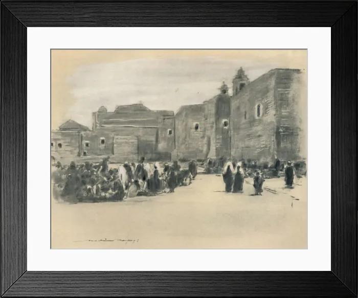 Framed Print : Bethlehem, 1903. Artist: Mortimer L Menpes