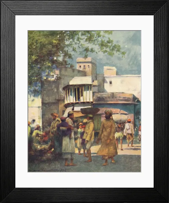 Framed Print : Agra, 1905. Artist: Mortimer Luddington Menpes Framed Print : Agra, 1905. Artist: Mortimer Luddington Menpes