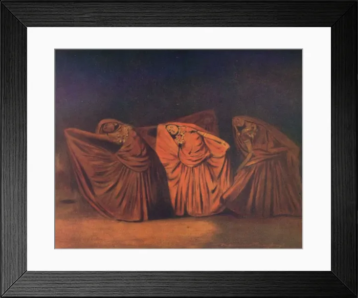 Framed Print : Nautch Girls at Delhi, 1905. Artist: Mortimer Luddington Menpes Framed Print : Nautch Girls at Delhi, 1905. Artist: Mortimer Luddington Menpes