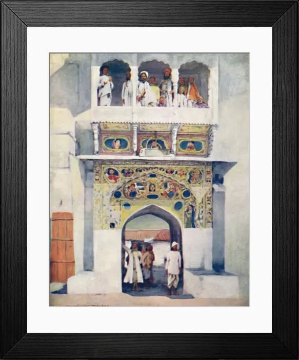Framed Print : A Minstrels Balcony, 1905. Artist: Mortimer Luddington Menpes Framed Print : A Minstrels Balcony, 1905. Artist: Mortimer Luddington Menpes