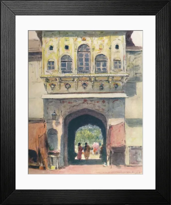 Framed Print : A Ruined Palace, 1905. Artist: Mortimer Luddington Menpes Framed Print : A Ruined Palace, 1905. Artist: Mortimer Luddington Menpes