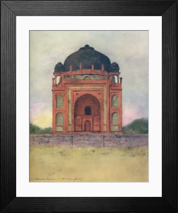 Framed Print : King Babars Tomb, 1905. Artist: Mortimer Luddington Menpes Framed Print : King Babars Tomb, 1905. Artist: Mortimer Luddington Menpes