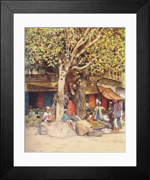 Framed Print : Mid-Day, Delhi, 1905. Artist: Mortimer Luddington Menpes Framed Print : Mid-Day, Delhi, 1905. Artist: Mortimer Luddington Menpes