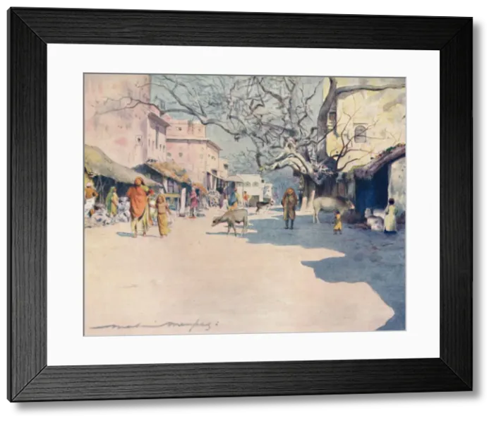 Framed Print : Mid-day, Jeypore, 1905. Artist: Mortimer Luddington Menpes Framed Print : Mid-day, Jeypore, 1905. Artist: Mortimer Luddington Menpes