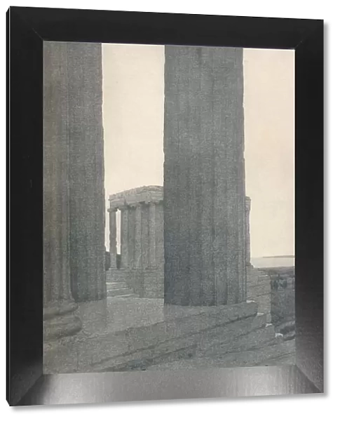 The Temple of Athene Nike at Athens, 1913. Artist: Jules Guerin