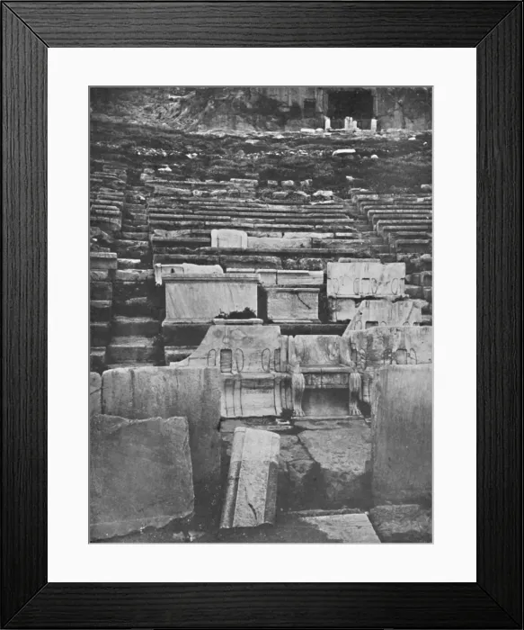 Framed Print : The Theater of Dionysus, Athens, 1913 Framed Print : The Theater of Dionysus, Athens, 1913