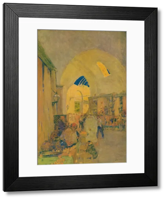 Framed Print : The Grand Bazaar in Constantinople, 1913. Artist: Jules Guerin Framed Print : The Grand Bazaar in Constantinople, 1913. Artist: Jules Guerin
