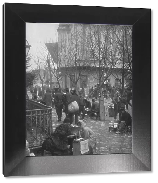 Public Letter-writers in a Constantinople Street, 1913