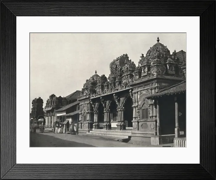 Framed Print : Neuer Hindutempel Pithat, Colombo, 1926 Framed Print : Neuer Hindutempel Pithat, Colombo, 1926
