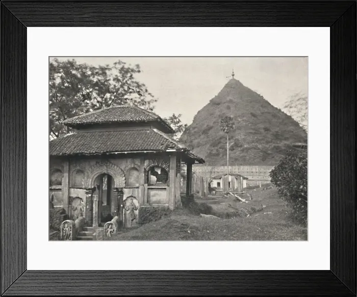 Framed Print : Ruwanwali Dagoba zu Anuradhapura. Ostseite, 1926 Framed Print : Ruwanwali Dagoba zu Anuradhapura. Ostseite, 1926