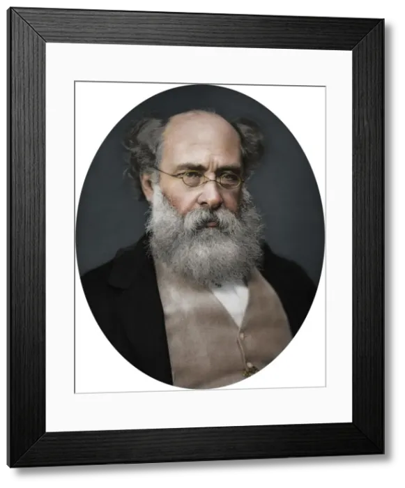 Framed Print : Anthony Trollope, writer, 1878. Artist: Lock & Whitfield Framed Print : Anthony Trollope, writer, 1878. Artist: Lock & Whitfield