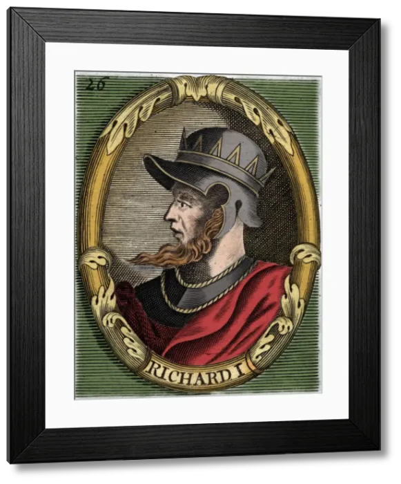 Framed Print : Richard I, King of England Framed Print : Richard I, King of England