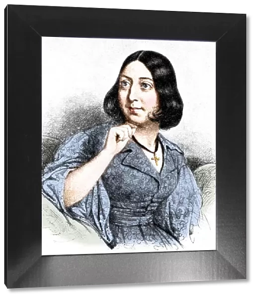George Sand, 1923. Artists: Louis Leopold Boilly, WA Mansell & Co