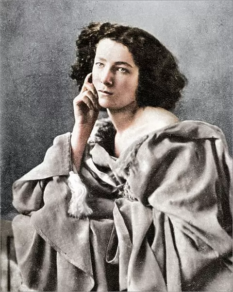 Sarah Bernhardt, French actress, 1869