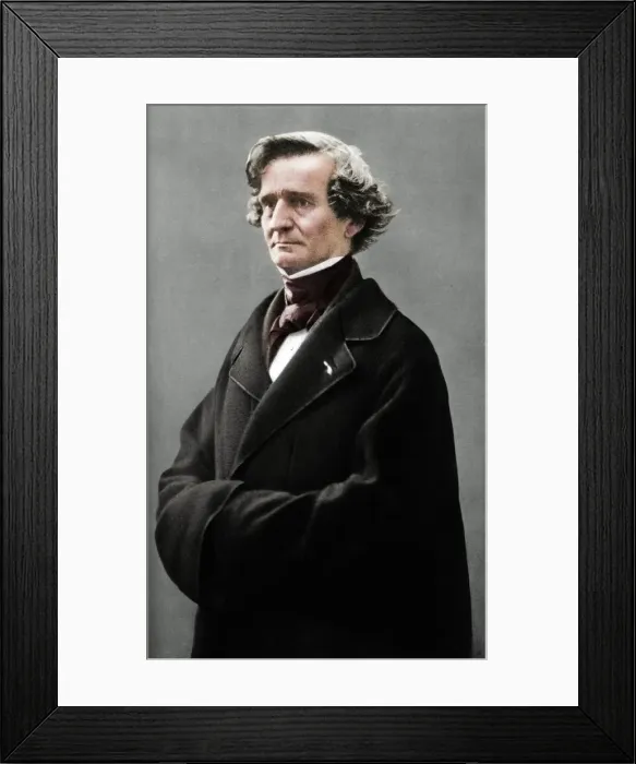 Framed Print : Hector Berlioz (1803-1869), French Romantic composer. Artist: Nadar Framed Print : Hector Berlioz (1803-1869), French Romantic composer. Artist: Nadar